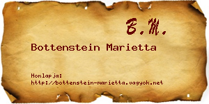 Bottenstein Marietta névjegykártya